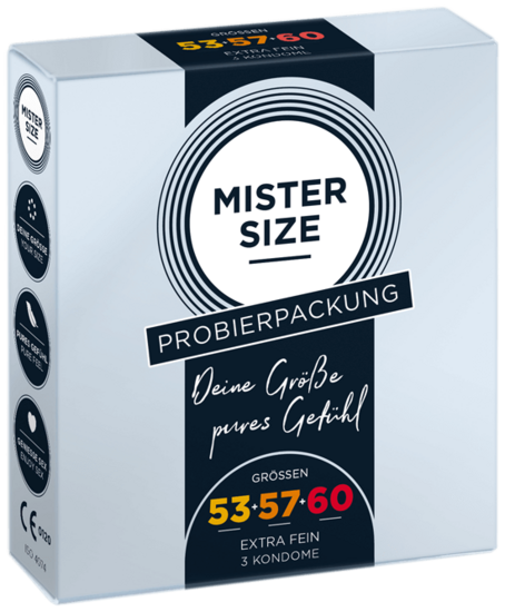 MISTER SIZE Medium Trial Set 53 - 57 - 60 (3 kondomi)