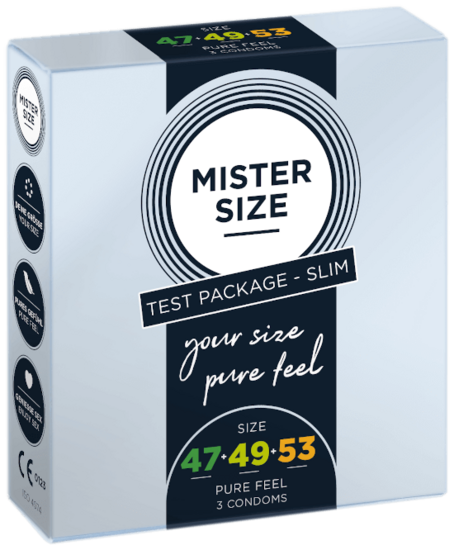 MISTER SIZE Slim Trial Set 47-49-53 (3 kondomi)